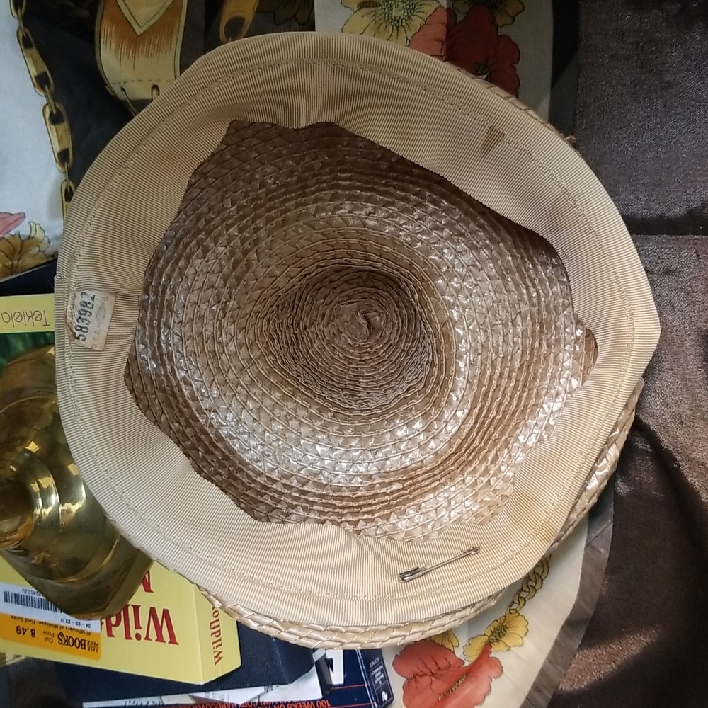Vintage straw pixie hat - Picture 3 of 3